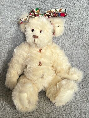 Annette Funicello Bear Belly Buttons Plush 15” Jointed Teddy Stuffed Animal Soft